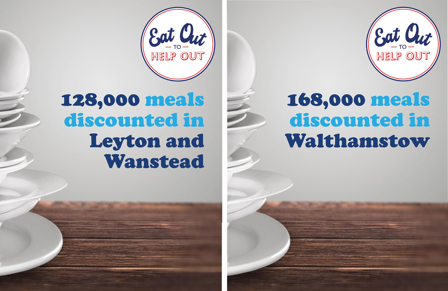 eat out to help out walthamstow, Leyton and Wanstead