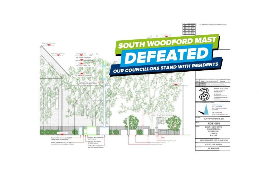 South Woodford Mast defeated