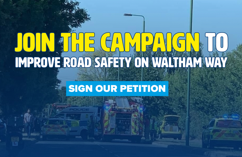 Waltham Way - Join Our Campaign