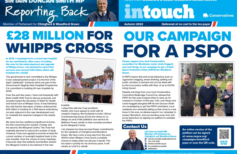 Woodford & South Woodford intouch nov 22