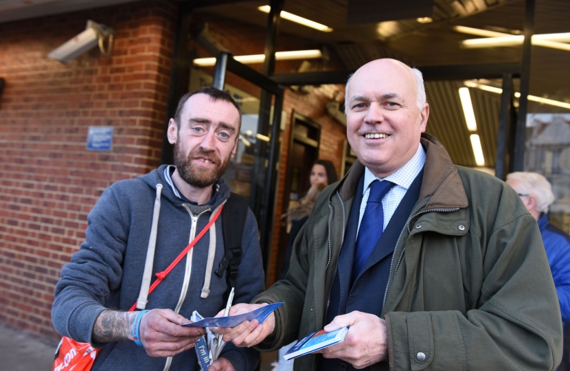 IDS with voter at Woodford station