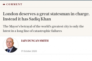 Iain Duncan Smith comment Telegraph
