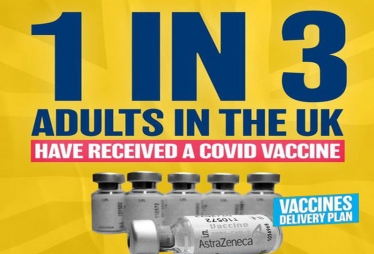 1 in 3 covid vaccination
