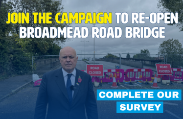 Join our campaign to re-open broadmead road bridge